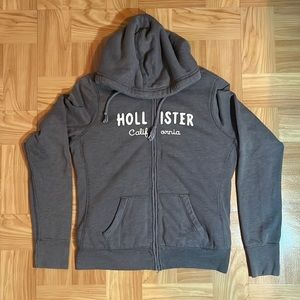 Hollister California Sherpa Lined Hoodie Full Zip